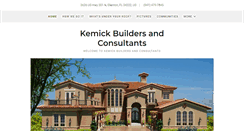 Desktop Screenshot of kemickbuilders.com